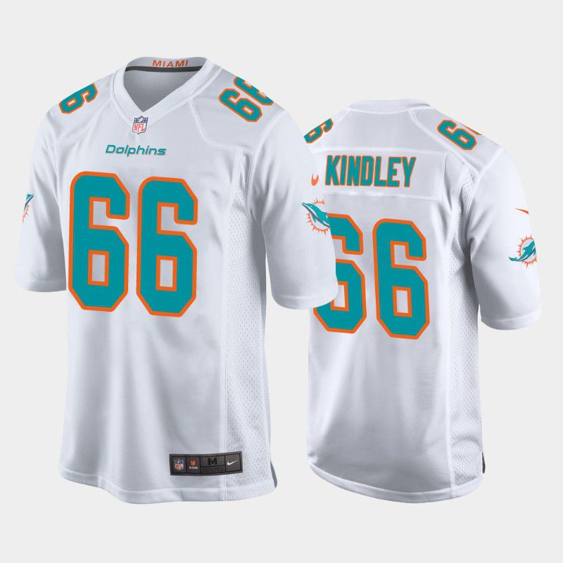Men Miami Dolphins #66 Solomon Kindley Nike White Game NFL Jersey->miami dolphins->NFL Jersey